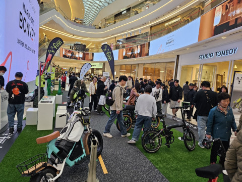 일렉트론, 하남 스타필드에서 신개념 모빌리티 대규모 팝업 전시 개최